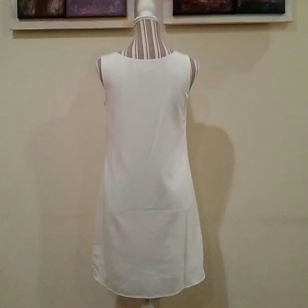 Floral Patterned Cream Dress - Picture 5 of 6